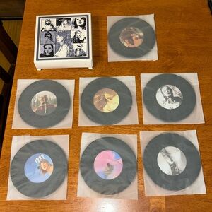 Taylor Swift eras tour viewing party decor swifty 7 coasters